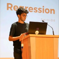 Devdatta Talele presenting